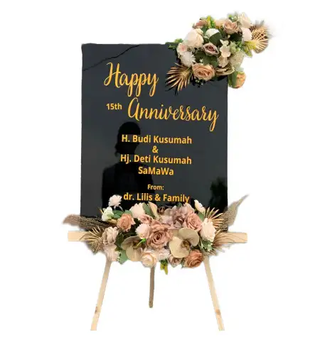 Papan Bunga Akrilik Candiwates